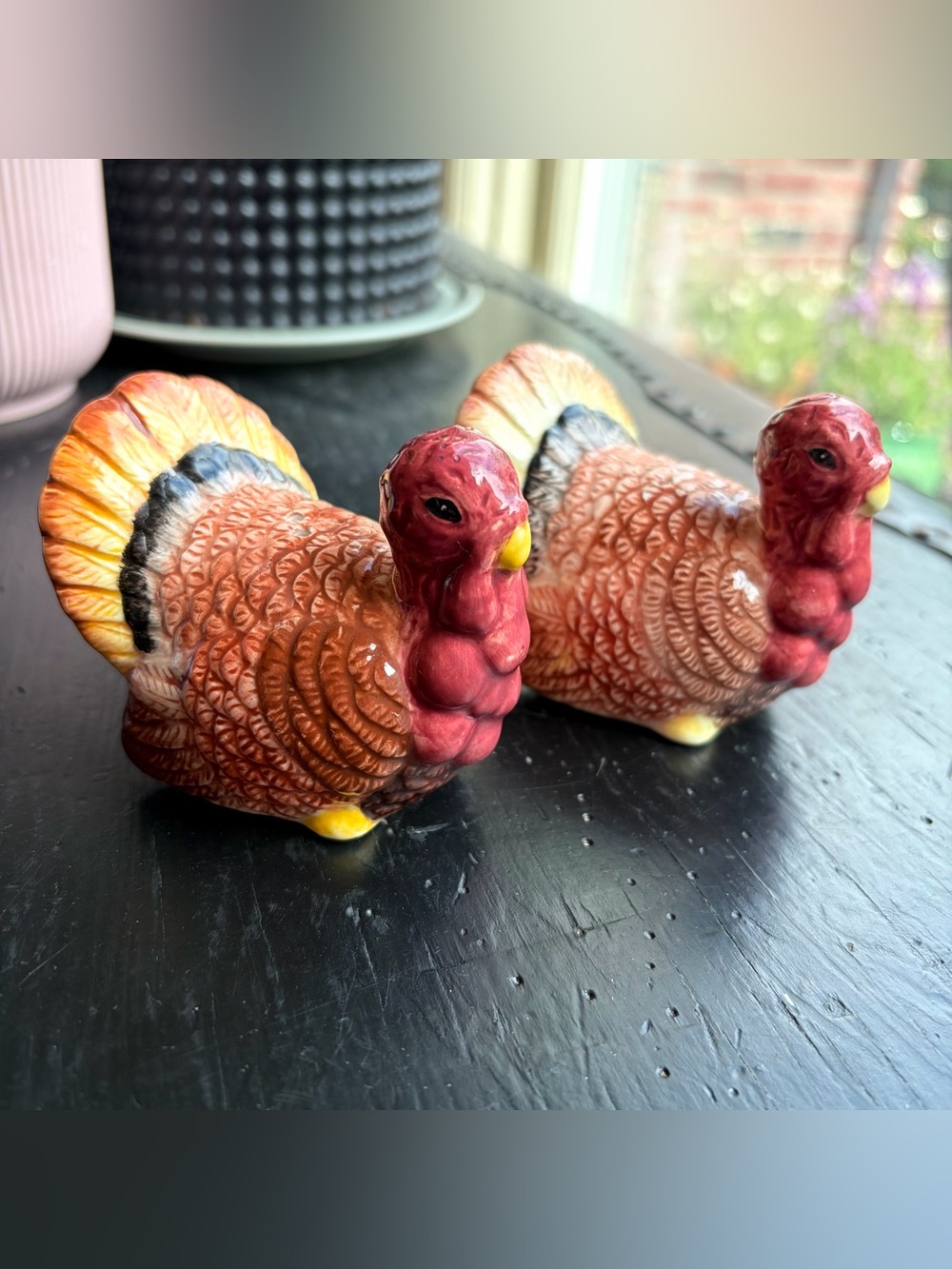 Vintage Turkey Salt and Pepper shakers 1950s